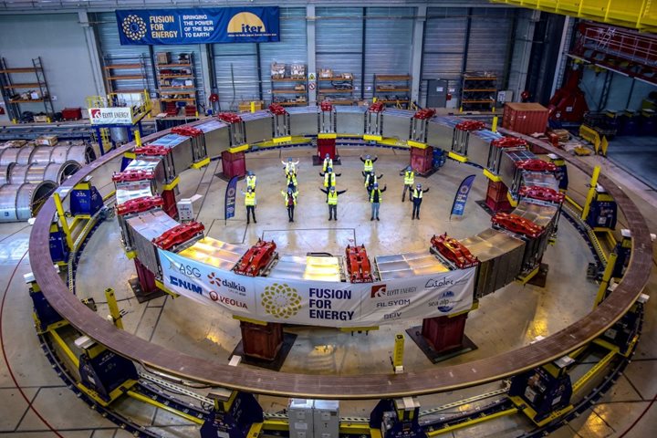 Europe completes poloidal field coil #5